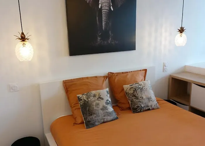 Le Bompard 50 M2 Art Deco Plein Centre Avec Jardin Апартаменты Роде